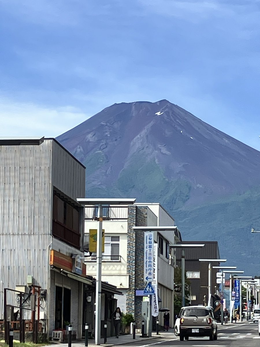 富士吉田 御師町通りより From Oshi-machi Street Da Oshi-machi Street 2026.7