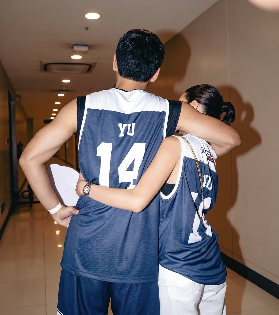_eschyyy's tweet photo. Despite the chaos, despite the noise, may your choice always be each other. 

Happy 14th @biancadeveraa @dustinyuu 💛 https://t.co/Vo5s4aS8Y6
