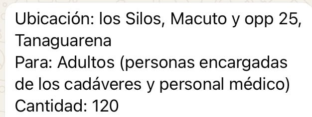 TheCholoPower's tweet photo. Favor:
Quién pueda ayudar con 120 almuerzos para trabajadores de morgue (forenses) y personal médico .

Quien pueda conseguir esos 120 almuerzos o ayudar con los insumos , hay unos amigos que podrían realizarlos.

Cualquier cosa , contactar por DM. https://t.co/XSSFR3p8Ym