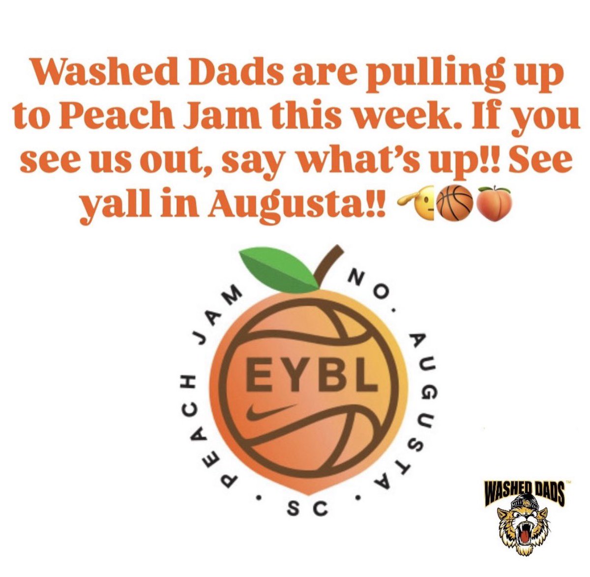 _coachjohnson's tweet photo. @WashedDads will be at @NikeEYB Peach Jam this week! When you see us say what’s up!! https://t.co/RsJngBYjcQ