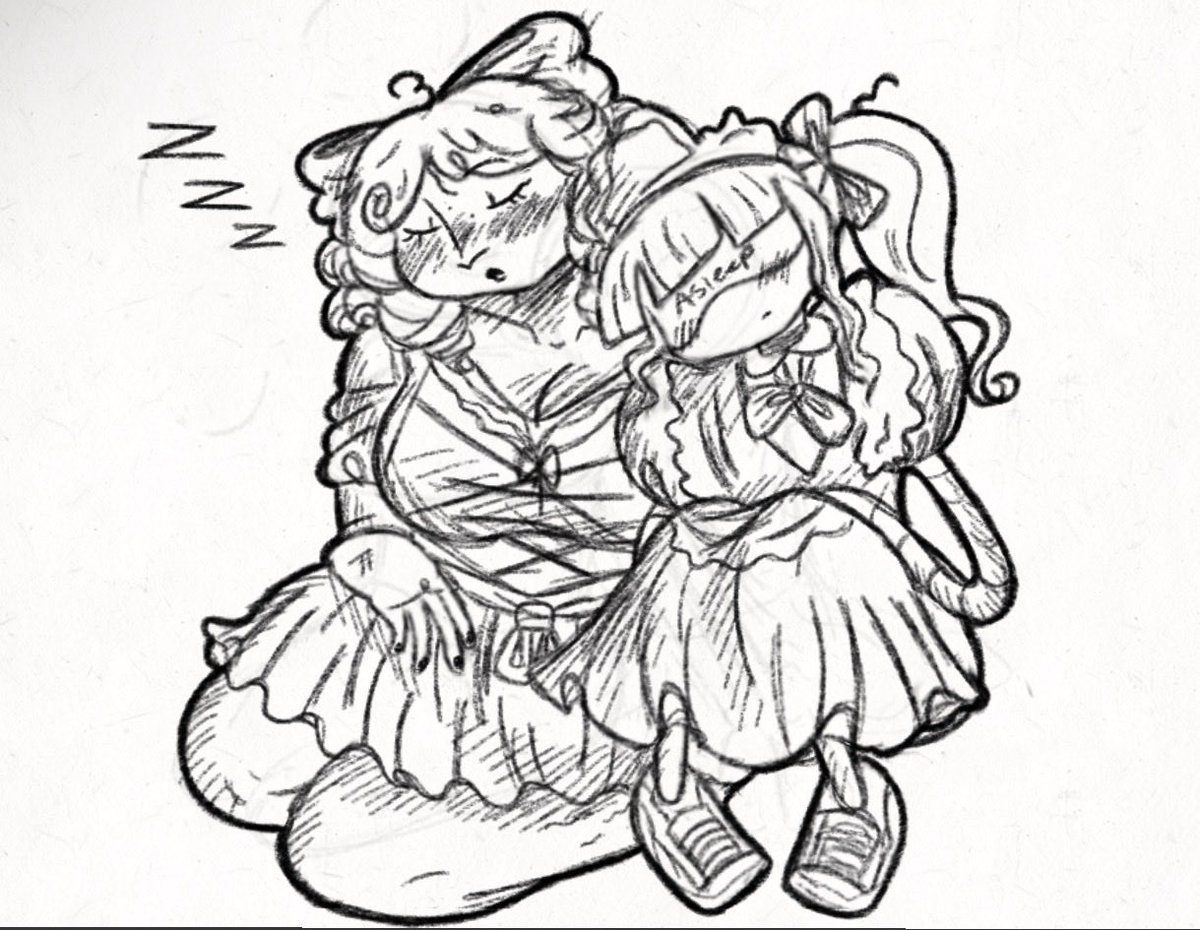 brighteslight's tweet photo. They fell asleep talking about their favorite creepy pastas 

#wlw #Murderdrones #Jessa #RippingRoyals #serialdesignatonJ
#TessaElliot #yuri https://t.co/OzWftVHGRW