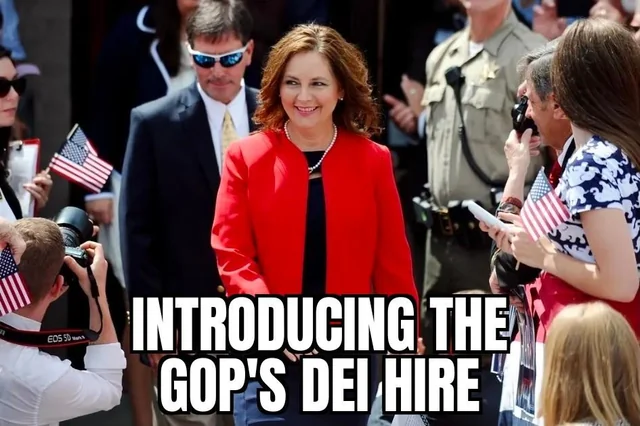 AntiquarianMuse's tweet photo. No qualifications? Perfect. She’ll fit right into the MAGA caucus. https://t.co/PZKv13gAjE