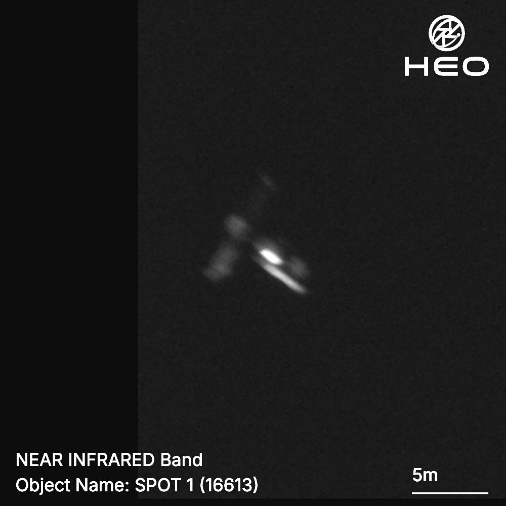heospace's tweet photo. In 1986, this satellite provided the highest-resolution civilian view of the Chernobyl exclusion zone available at the time, captured within days of the disaster.

SPOT 1, launched by CNES two months earlier, gave analysts imagery to begin understanding the scale of what had happened, at a moment when a 30 kilometre radius around the plant had been evacuated, 115,000 people displaced, and the ground itself too contaminated to survey on foot.

SPOT 1 was one of the most capable Earth observation satellites of its time, delivering a sharp 10-meter ground resolution in panchromatic mode and 20 meters in multispectral mode. Its two-pass stereoscopic correlation technique produced usable elevation data for large portions of the planet's landmass, a capability that proved essential for reading terrain in a landscape where ground access was not an option.

The story did not end with the disaster. In 1988, SPOT 1's near-infrared sensor captured some of the earliest evidence of recovery, photosynthetic activity returning to the exclusion zone. The SPOT series kept observing the area for years afterward, tracking decontamination work, new construction and reforestation as the region slowly changed.

Nearly 40 years after launch, HEO imaged SPOT 1 in orbit, checking in on the state of the asset. The solar panels remain fully deployed and the satellite appears largely intact. Beyond physical condition, the imagery also offers a read on the object's behaviour, whether it is tumbling, stable, or holding a fixed orientation, information that is critical for space domain awareness on the growing population of aging, non-manoeuvrable objects in orbit.
