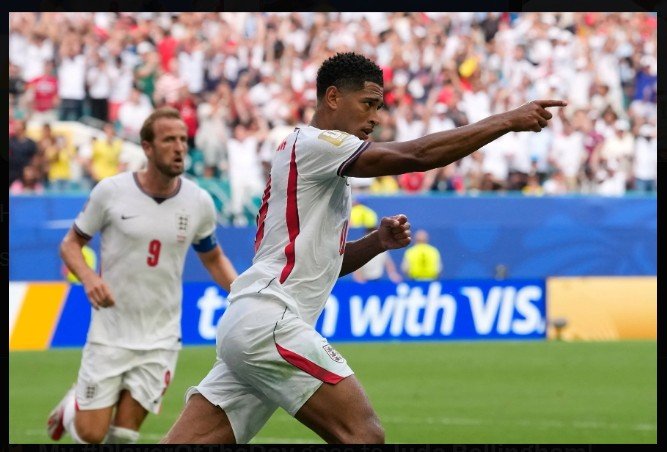 bayozid2813's tweet photo. ๐ฅ My #PlayerOfTheDay goes to Jude Bellingham!
Two goals. Extra-time heroics. England into the #WorldCup2026 semifinals.
The kid is unstoppable right now.
Whoโs your pick? Drop it below ๐
#Bellingham #ThreeLions https://t.co/xNgfAv3foj