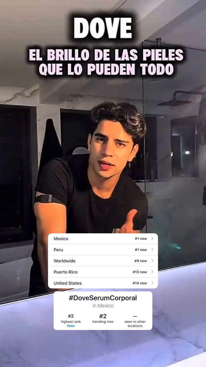 lupjim94's tweet photo. Nos fuimos internacional.

Recuerden dar mucho apoyo al video en TikTok. 

AARON MERCURY CON DOVE
#DoveSerumCorporal https://t.co/E6YyS4X8Jq