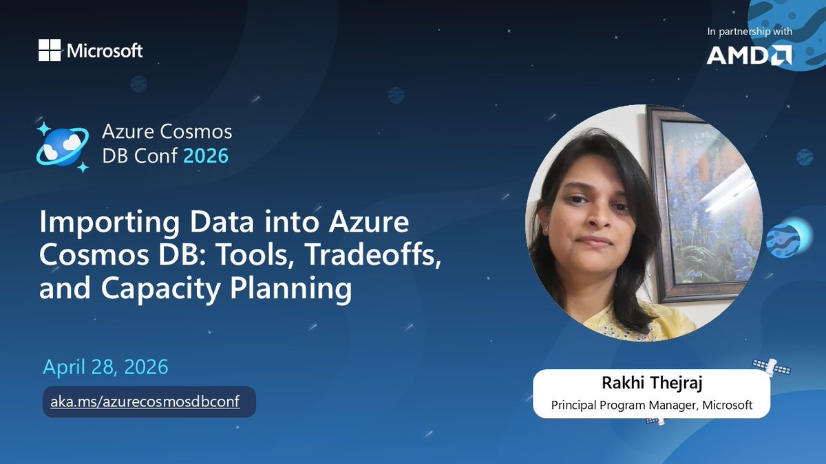 Azure Cosmos DB tweet media