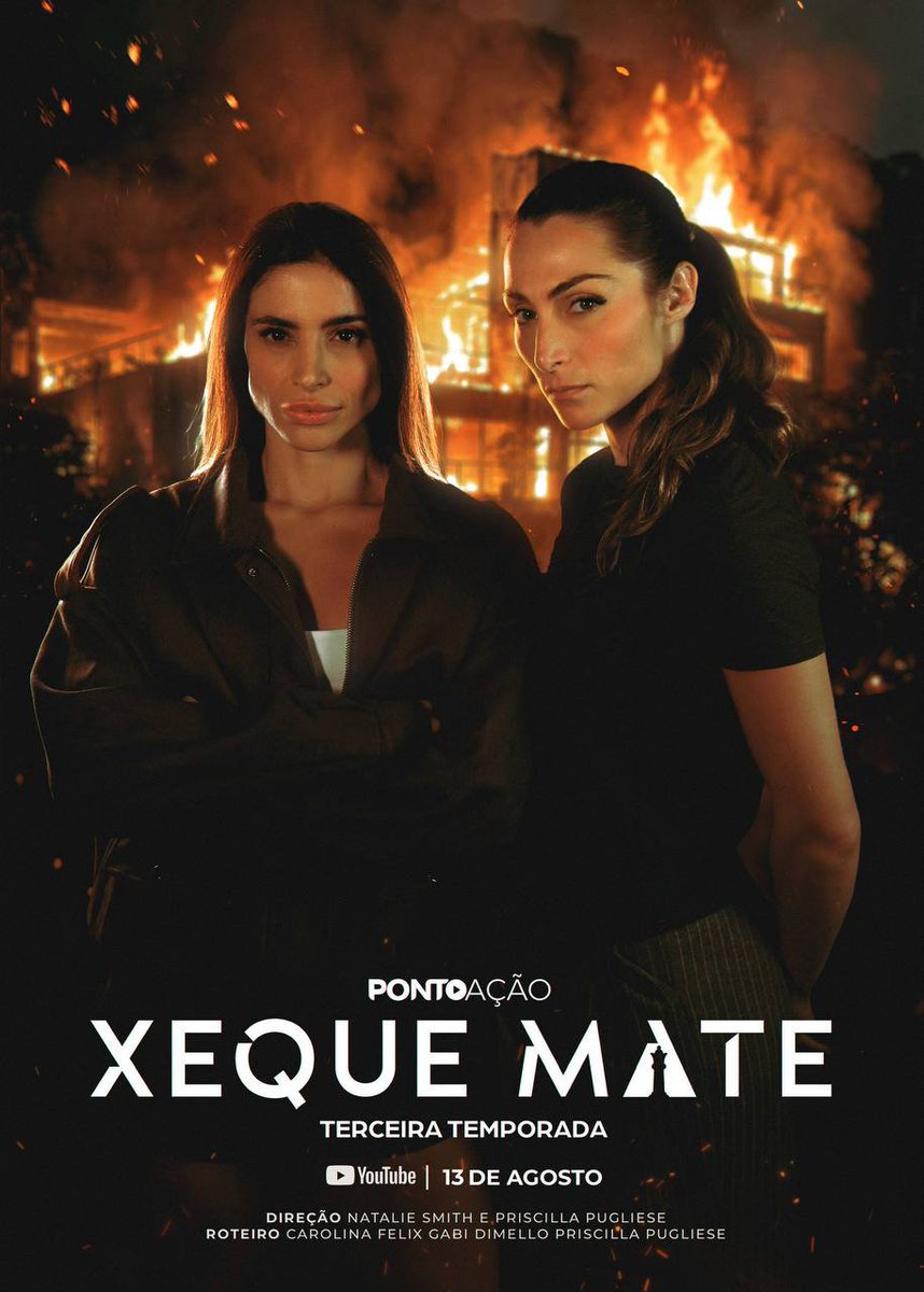 Telaarcoiris's tweet photo. ♟️ Os lances finais estão prestes a começar! A 3ª temporada de #XequeMate estreia dia 13 de agosto, às 20h (Brasília), no canal da Ponto Ação no YouTube. Prepare-se para emoções, segredos e grandes reviravoltas! ❤️🔥♾️
#XequeMate #GLSeries #GirlsLove #GLBrasil #FandomGL https://t.co/cbZUQhAcnr