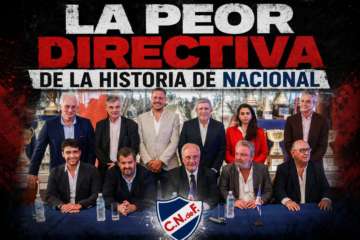Decano1Solo1899's tweet photo. LA PEOR DIRECTIVA DE @Nacional 

#RenunciaPerchman #RenunciaVairo  #ChauVairo #ChauPerchman #RenuncienYA #EleccionesYA #LaPeorDirectivaDeLaHistoria #Nacional #CNdeF https://t.co/UYLPDzgZ78