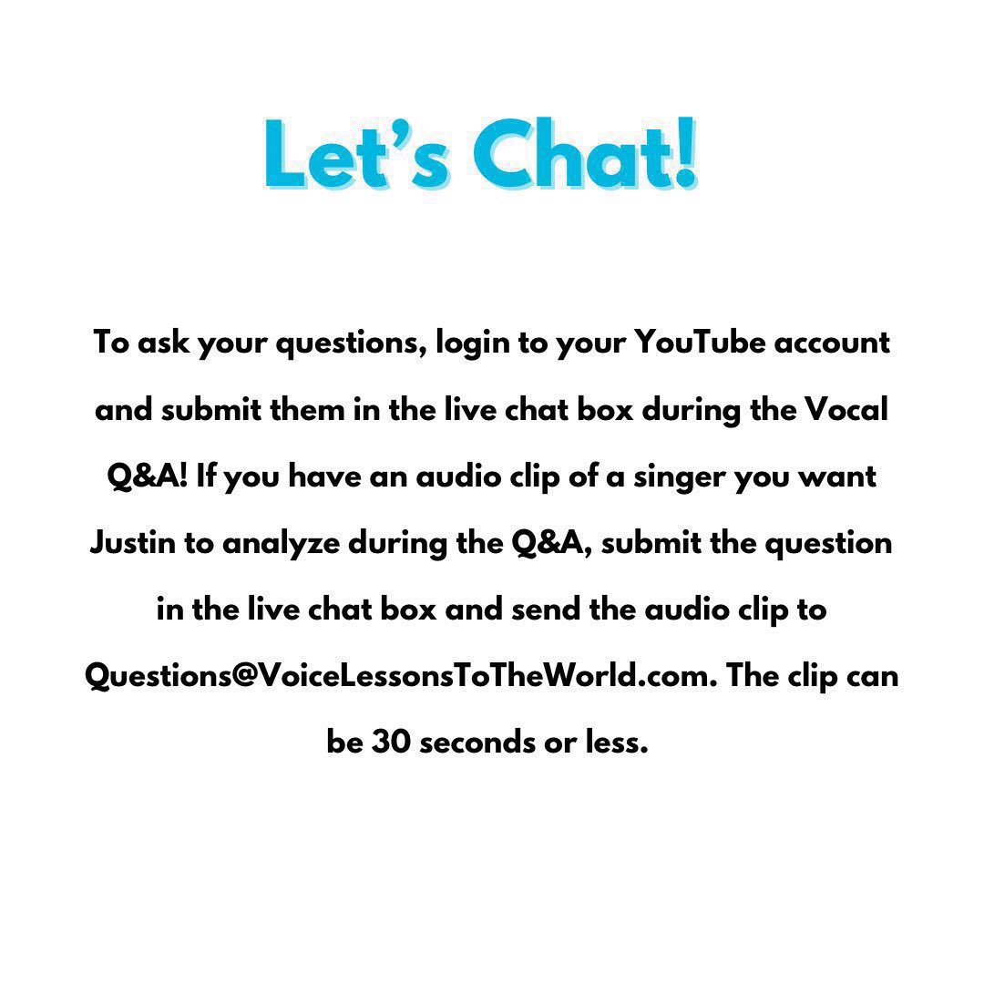 NYVocalCoaching's tweet photo. Justin Stoney is back for the next Vocal Q&amp;A on Friday, July 31st at 6pm ET and looks forward to answering all of your singing questions!🎤

Join us here: https://t.co/pBNR3TmLct https://t.co/Ox4IU2hHus