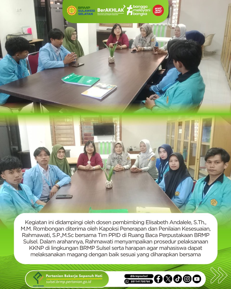 brmpsulsel's tweet photo. 5 Mahasiswa STIM-LPI Makassar Laksanakan KKNP di BRMP Sulsel
https://t.co/twhZaC76jm https://t.co/jAIZYWtse1