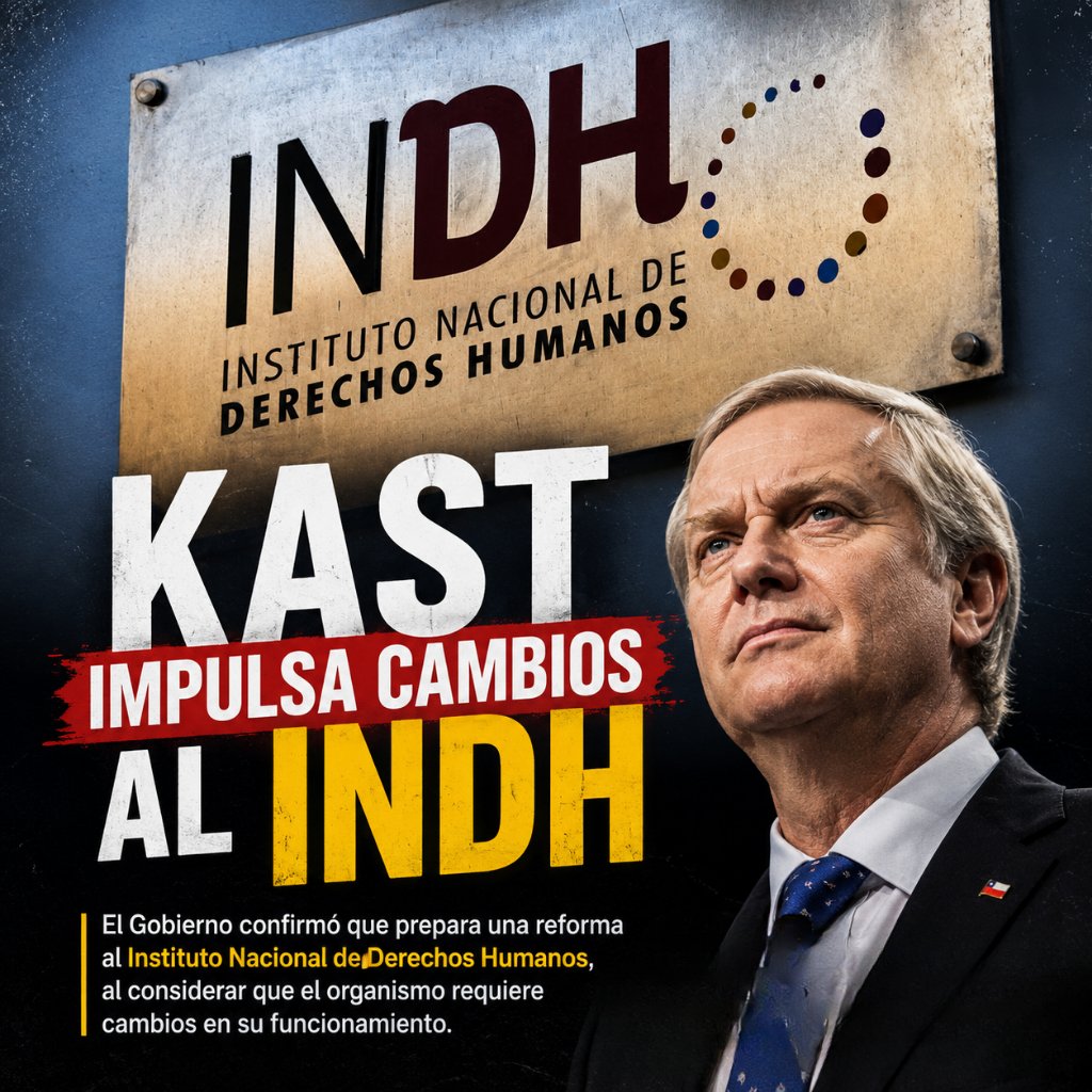 MateoAR73's tweet photo. Es necesario hacer reformas en el funcionamiento del INDH para evitar que tenga un sesgo ideológico y se encargue de hacer su labor con transparencia. https://t.co/zoxrsHrwRW
