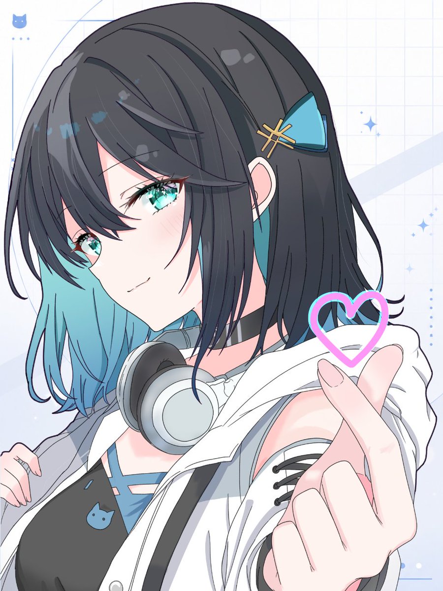 Rlitavlog's tweet photo. 「・・・指ハートしてほしい？これでいいかな」
#宮舞モカ
#みゃーまーと https://t.co/RS699ijD1z