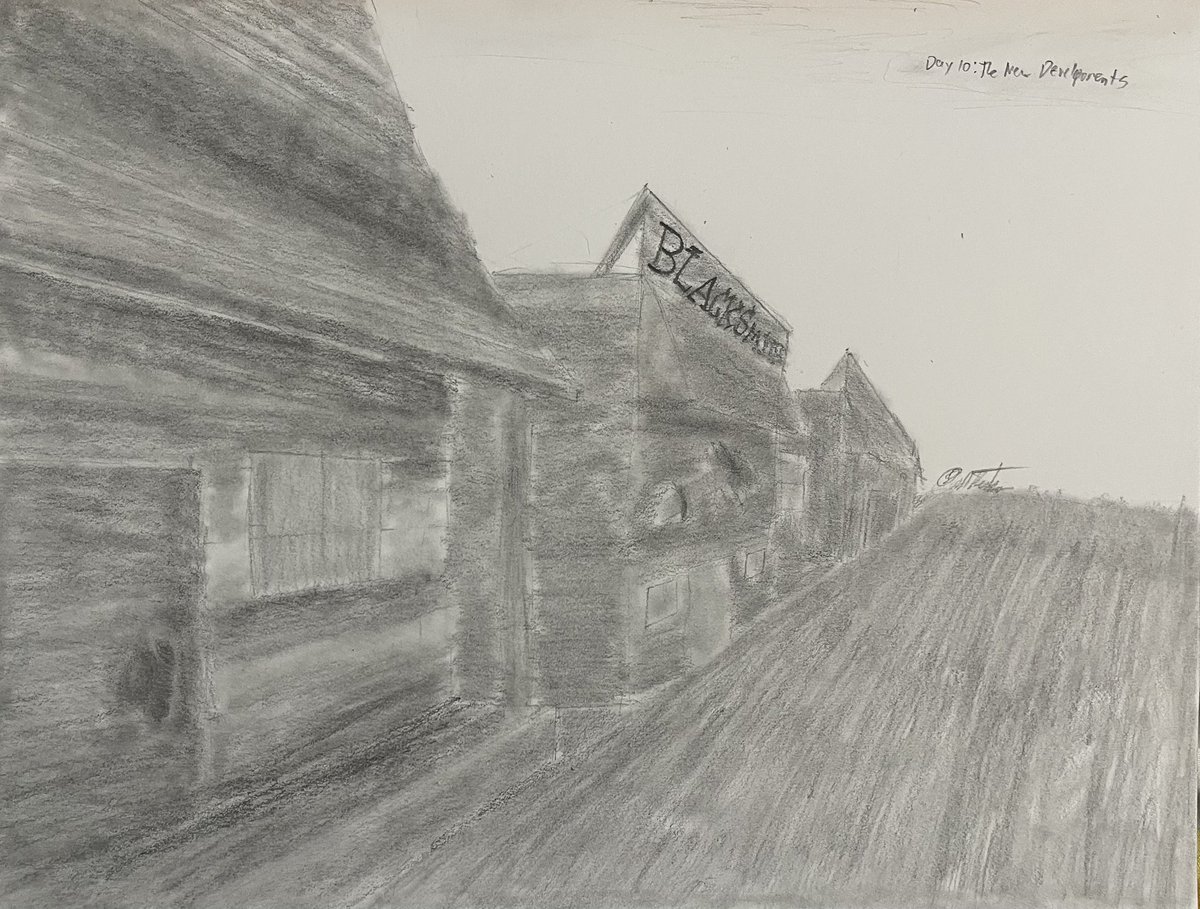 bottomgear09's tweet photo. Day 10: The New Development
#frontiertown #apdrawing #pencil https://t.co/wIwo6HmYB4
