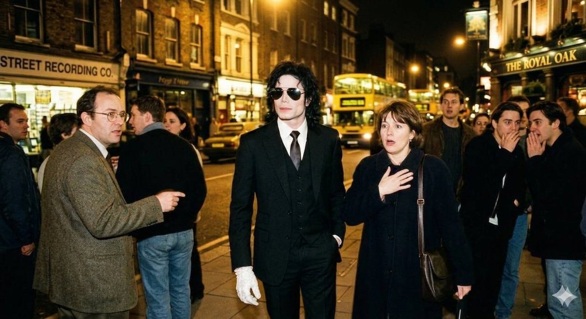 JohnFKennefrcq's tweet photo. NCSWIC ⚠️ ⚠️ ⚠️ 

Michael Jackson: Walking through the streets today, I watched the color drain from their faces. They looked right through me, whispering, convinced they were seeing a ghost from the past. Let them wonder. They think the story ended years ago, but they have no https://t.co/hsY4mzmx1f