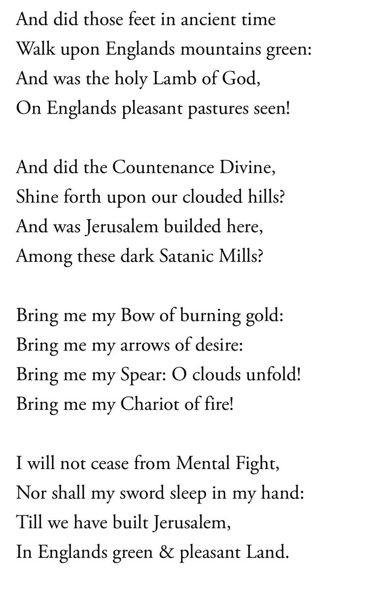 aelfred_D's tweet photo. I love poetry and I love wordplay but can you imagine writing an all-timer? Something that will stay in the heads of man until the next age?

Anyway, William Blake https://t.co/WZSQrGw8uN