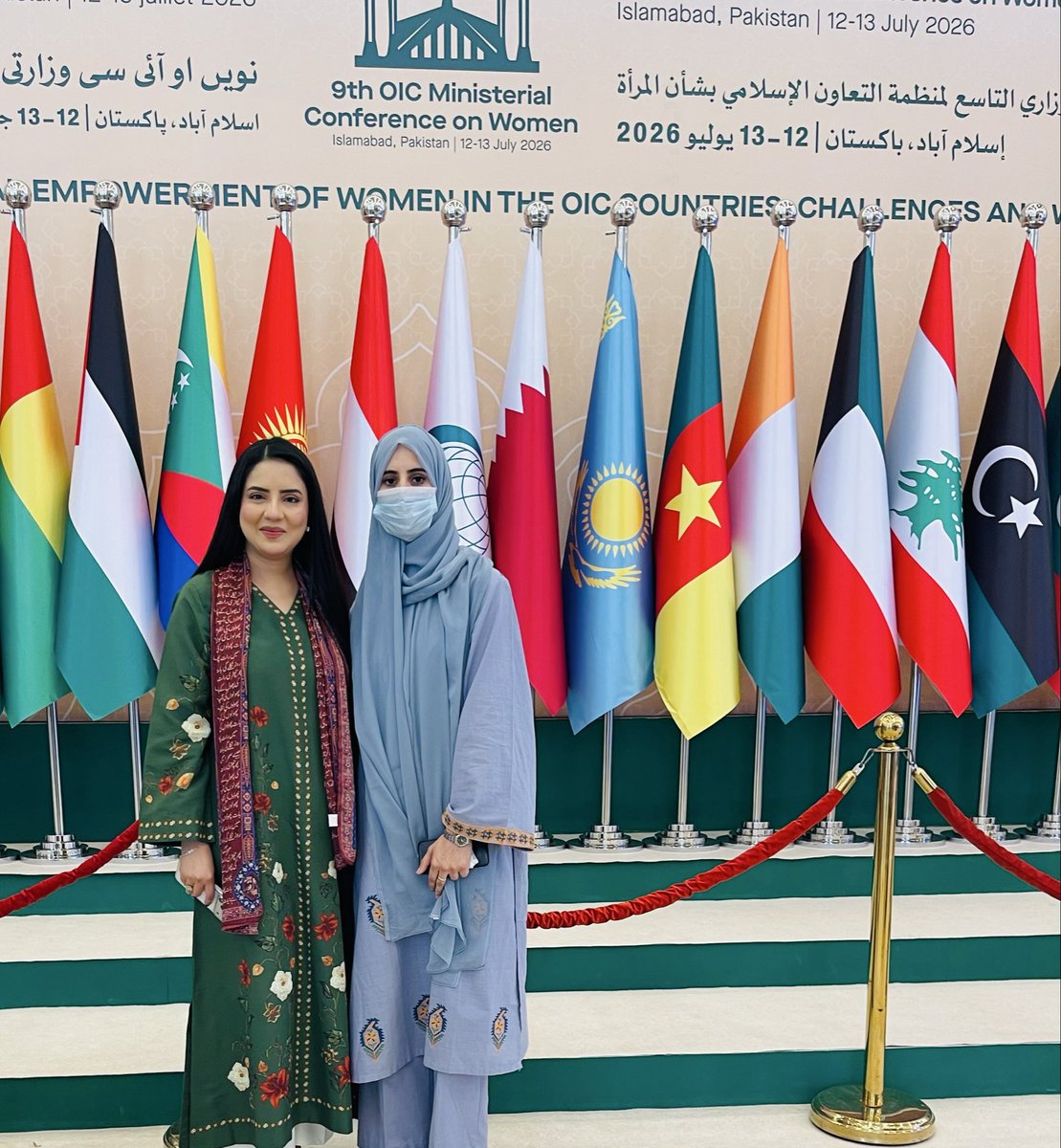 SRahimbaig's tweet photo. Honored to be part of the 9th OIC Ministerial Conference on Women hosted by Pakistan for the very first time under the leadership of Federal Minister for Human Rights Azam Nazeer Tarar.Bringing together representatives from 57 OIC member states
#OIC #MinisterialConferenceOnWomen https://t.co/bqjYZzOX3N