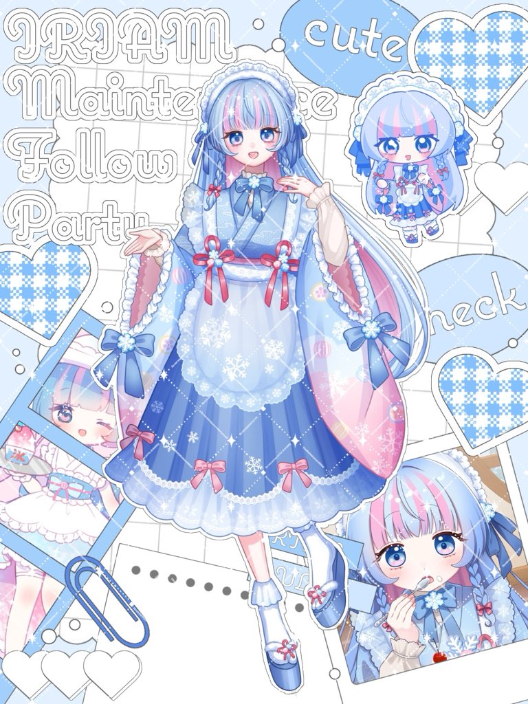 yukiamekohina's tweet photo. 和喫茶で働く和風メイドの
雪飴こひなです❄️🎀🍬

🩵本日新衣装公開！💠
🤍今日から3months🔥
🩵ビジュ◎
🤍デザイン依頼受付中🎨
🩵美味しいもの大好き🍡💖
🤍歌うの大好き🎤
🩵お友達大募集中✨

🩵♻️💬👤 巡回します🫶
 #IRIAMメンテ中のフォロー祭り
 #IRIAMライバーさんと繋がりたい https://t.co/qqfeOIfqzL