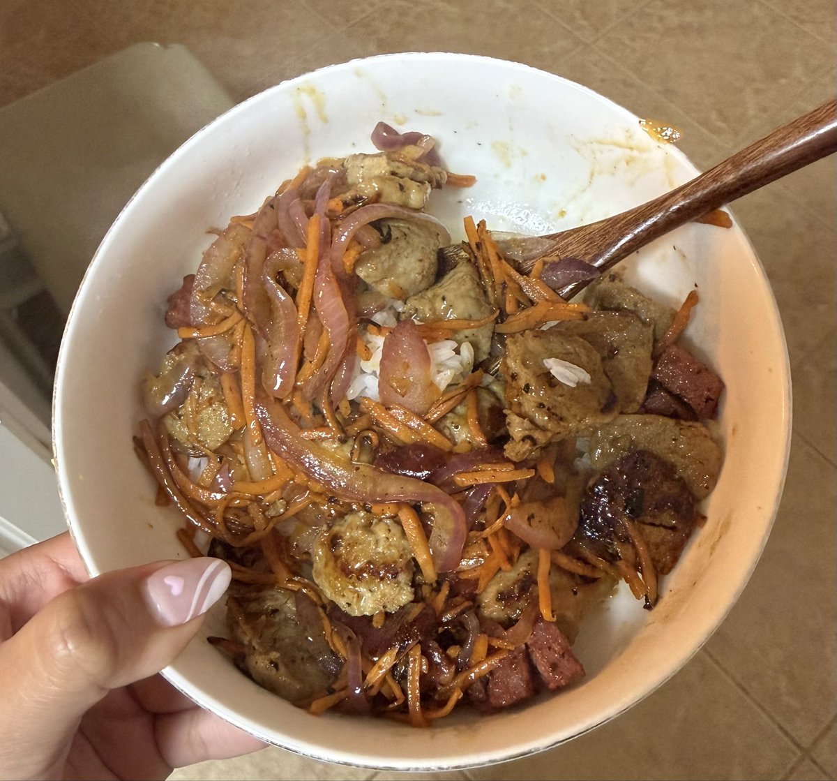 nanas6n's tweet photo. Eats today :p 1182c (some snacks not pictured) 

Food not very aesthetically pleasing but
I’m back on track! https://t.co/xqhqQGXnLX
