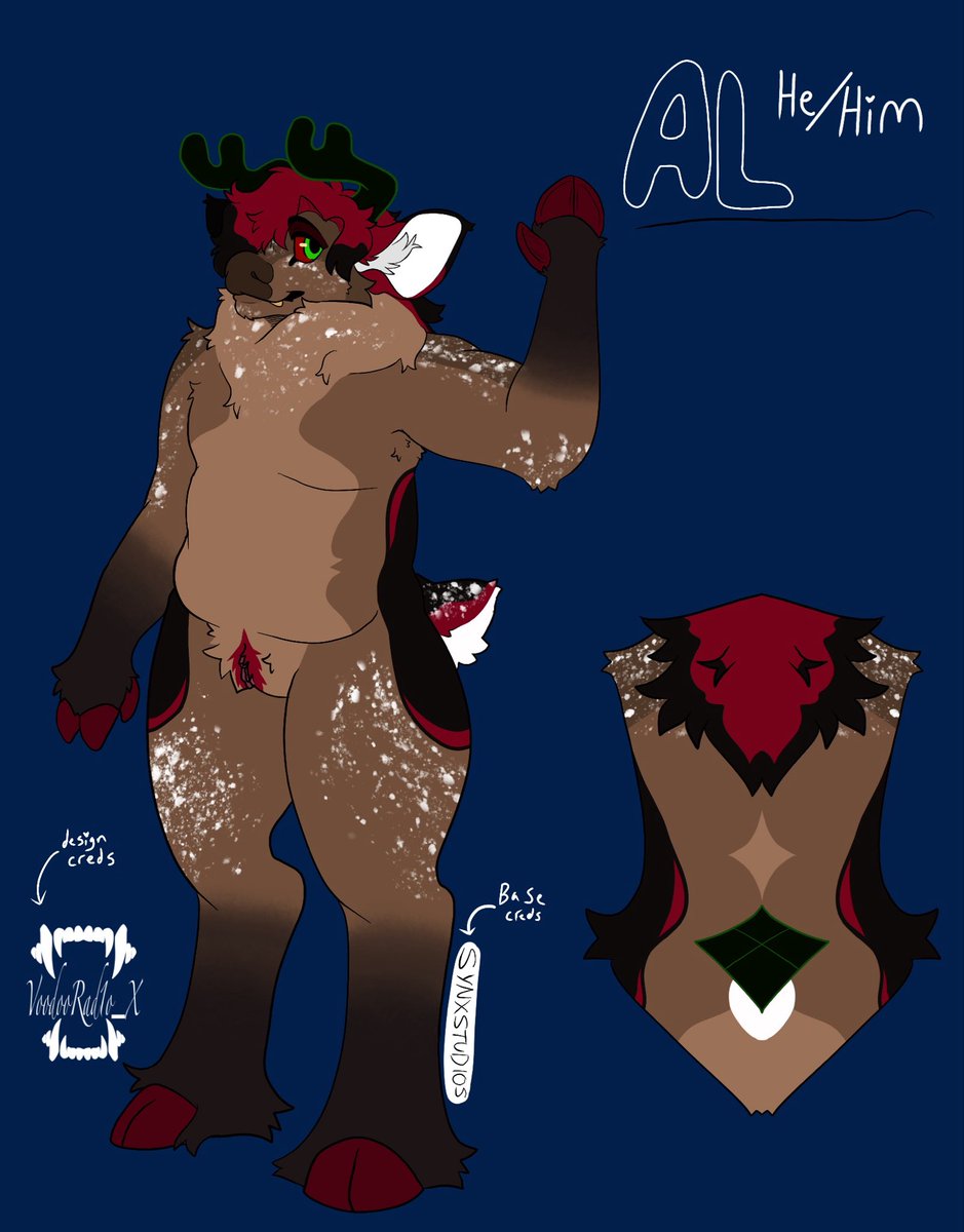 VooDooRad1o_X's tweet photo. Woah haven’t posted anything like this in forever

BUT 

I found a base on toyhouse and used it to make my Alastor design. I did add a nsfw ver

BASE CREDITS(updated)⬇️
https://t.co/lb4wO0zsTe

Feel free to make fanart of him ^^

#alastor #hazbin_hotel #alastornsfw #idkwhattotag https://t.co/FoiPfkNs1x