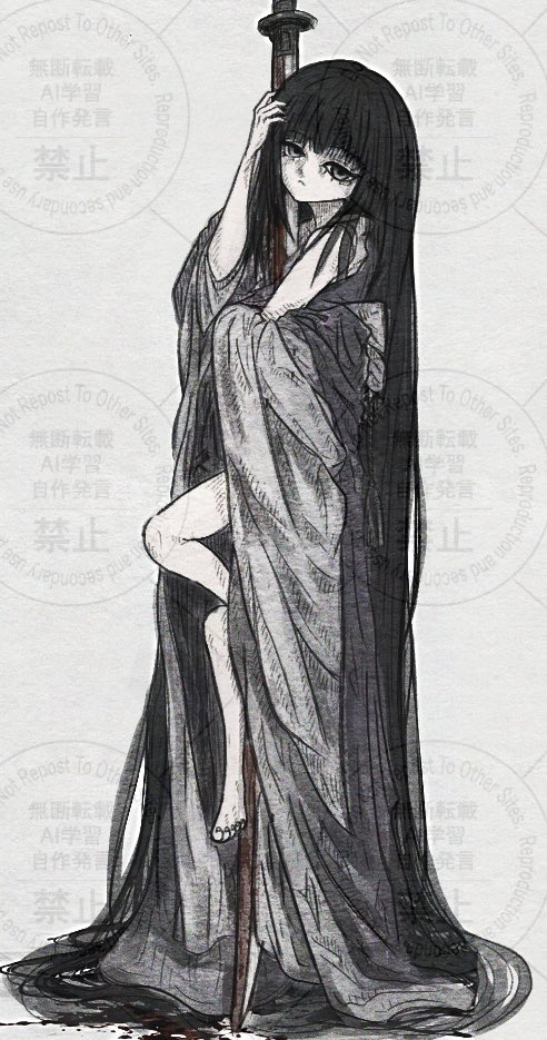 Hi_fu_Mi_Yu's tweet photo. Dead by Daylight — Original Killer Concept:THE CURSED BLADE

This image is from the design documents.
Full lore, killer backstory, unique power &amp; perks published below 👇

#DbD #DeadByDaylight #OriginalKiller #DBDfanart #HorrorArt https://t.co/bWKoLHw2JY