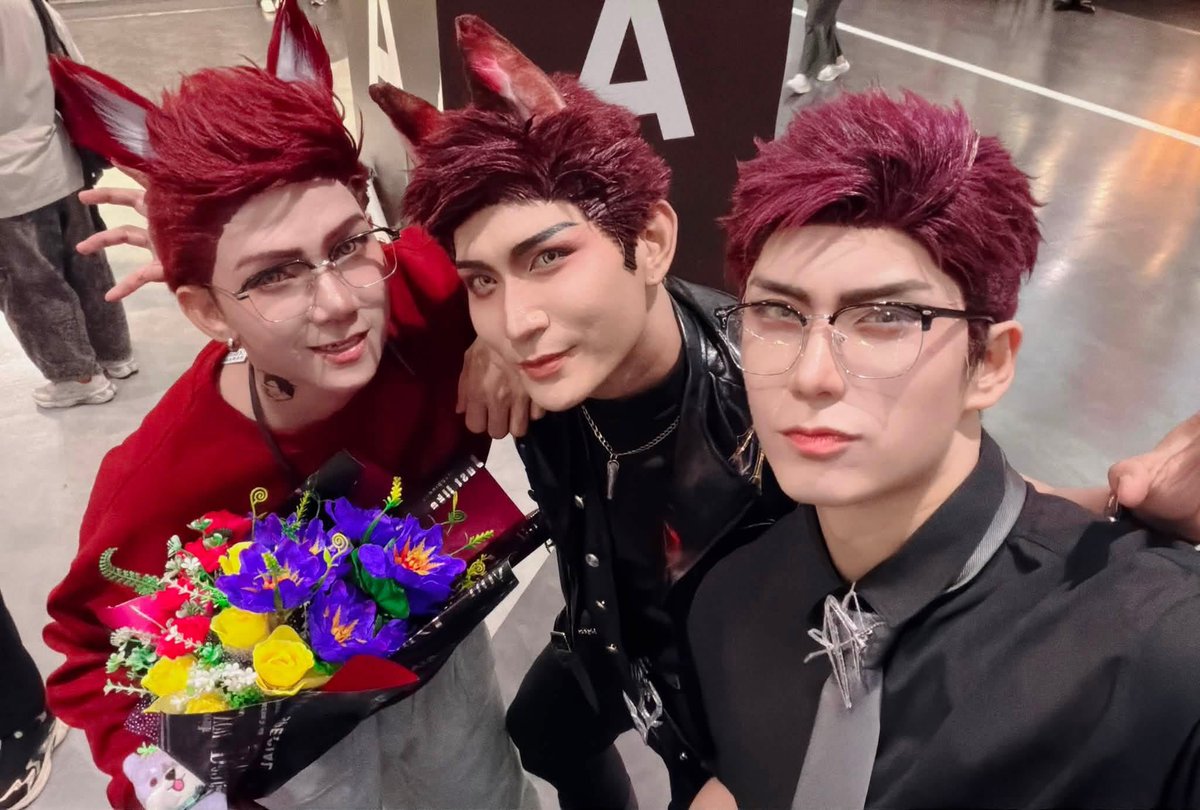 MaidensunYYY's tweet photo. Plus we got 3 Valkos with us yesterday 🐺 🐺 🐺 ✨ 

Katto (Katto CosPlay)
Knock (CMYK)
Thames (Thames Malerose)

*Cr. : These pics are from Thames’s fb

#THBringValkoBack 
#BringValkoBack 
#BringBackValko 
#ValkoIsLoved https://t.co/GpeG7rMsGa