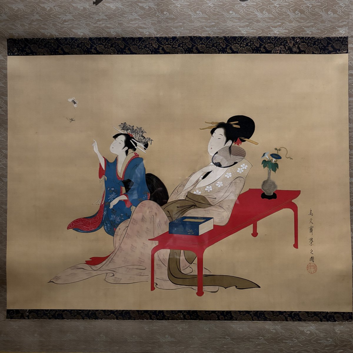 中国美術 学芸員の推し作品解説🦜 ／ 学芸員のSです。 現在展示中の私の推し作品