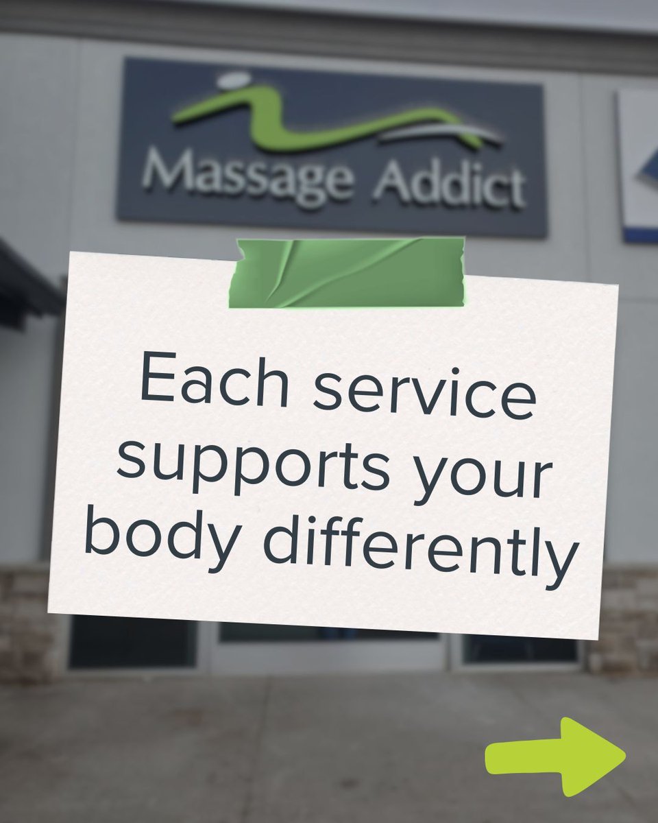 massageaddict's tweet photo. Your wellness goals are unique. Whether you're looking to move better, recover, reduce stress or improve mobility, the right care matters. Sometimes one service is enough. Other times, a combination of services can help support your goals.
#Wellness #AllServices... https://t.co/6miybnWFK6