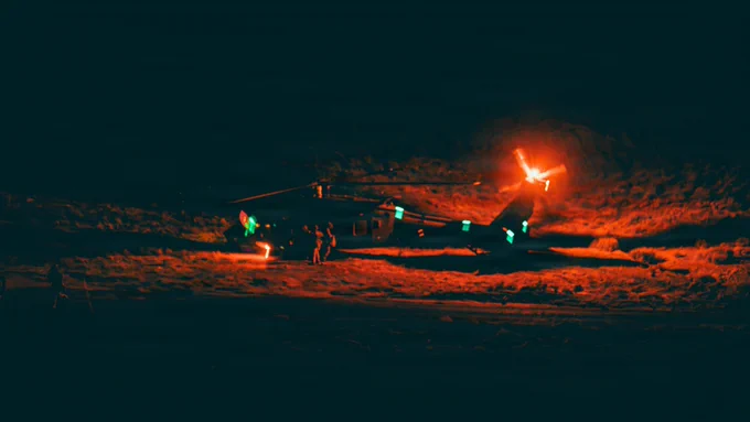U.S. Marines with Marine Forces Special Operations Command take part in a live fire training exercise at an undisclosed location, March 30, 2026. MARSOC Marines demonstrate their readiness and adapt to evolving challenges through intensive training execises that emphasize resilience, precision, and teamwork, ensuring they remain prepared for any mission. (U.S. Marine Corps photo by Lance Cpl. Frank Sepulveda Torres)\n\n