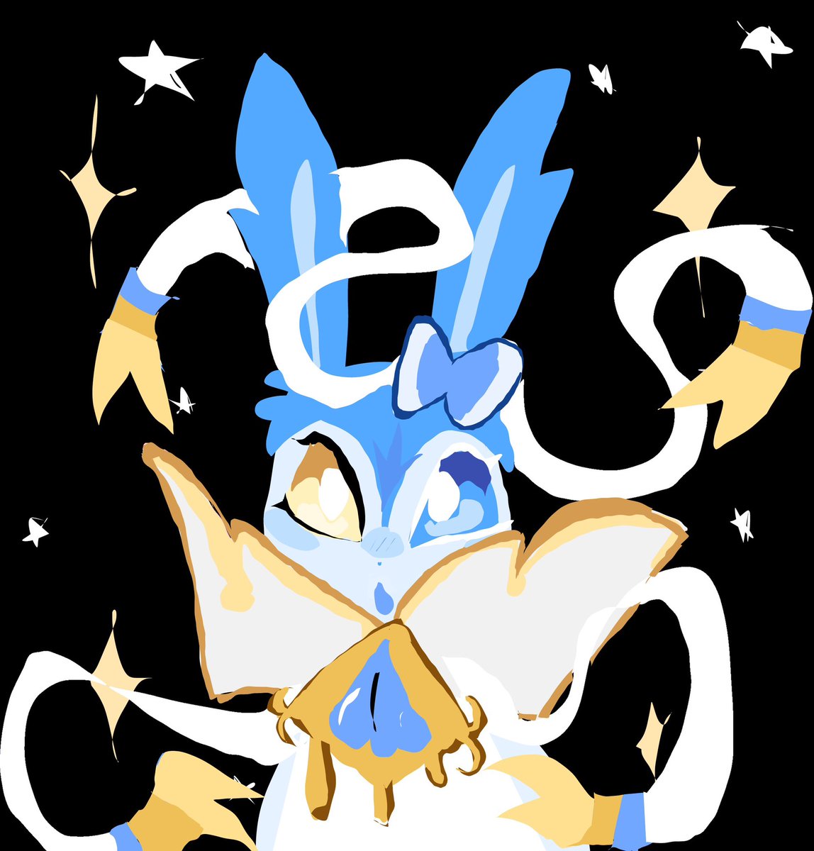Mori83417324's tweet photo. Just a silly sketch of the Sage of Truth as a shiny Sylveon hehehe 
What Pokémon would Pure Vanilla Cookie be? I have no idea…

#sageoftruth #cookierunkingdom #Pokemonart #crk https://t.co/0yglHsN58D