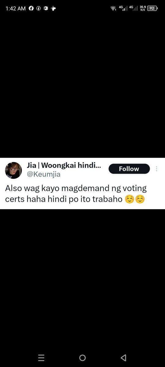 MyShiningStar04's tweet photo. @1_ahof63212 Hala paano yan ayaw naman pala mag vote ng Rocketdans? https://t.co/EdVvPyrD8Q