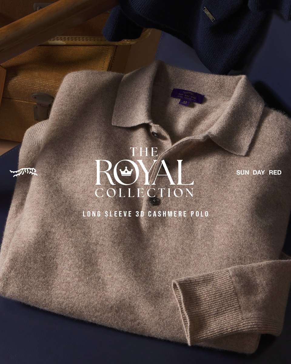SunDayRed's tweet photo. 100% premium cashmere. Seamless construction. Wear it over a polo, on its own, or off the course. The Camel Cashmere Polo. Shop now.