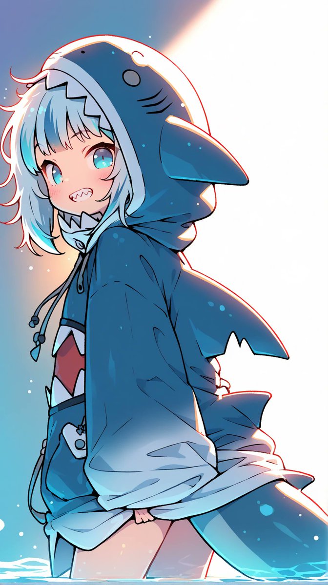 zzz9620152's tweet photo. ちなみに鮫🦈パーカーにプロンプトはこうしています
cute shark hoodie,
shark hood with soft plush teeth,
large shark eyes on the hood,
blue and white hoodie,
zip-up hoodie,
cute anime fashion,
#AIイラスト #SaveTheSharks #SharkAwarenessDay https://t.co/lsGIQwJKuR