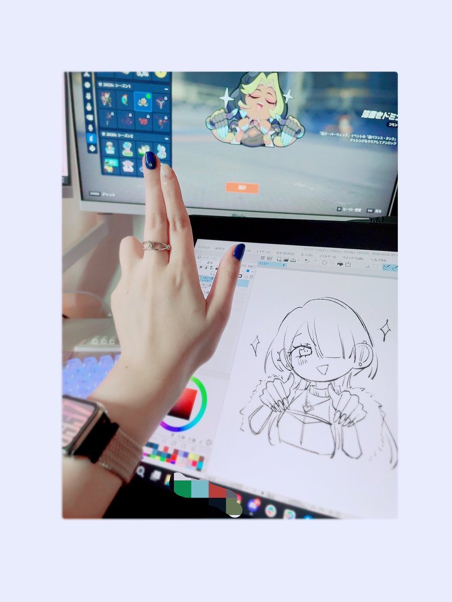 chill_sabchan's tweet photo. (※)お実写のおてて注意⚠️
テンションが上がるように
ネイルしますた💅

好きなドミナさんと共に😼🤍
おセンシ設定⚙️できてなかったので
上げ直し😿 https://t.co/iHr9lLEHOk