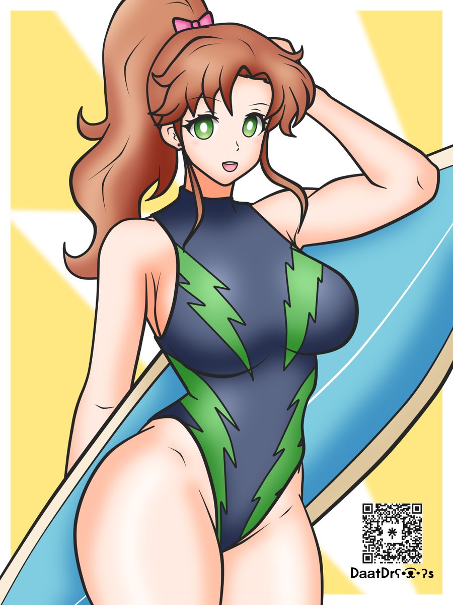 DaatDraws's tweet photo. 🏄‍♀️ Swimsuit Sailor Jupiter 🏄‍♀️

#SailorMoon #Request https://t.co/7Pj6Eateon