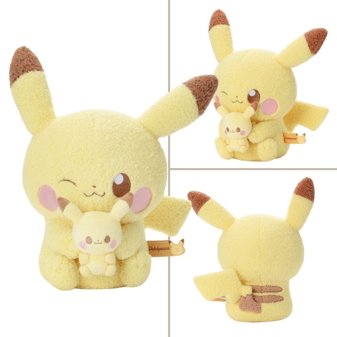 mecchaJP's tweet photo. ⚡💛 One Pikachu is cute. Two? Absolutely irresistible. 
Pokémon Poképeace - Plush Pikachu with Mini Plush Ver. ✨️ Check it out at the link below!
🛑 https://t.co/W7dnGmy4no

#Pokemon #Pikachu https://t.co/kqCk6kImda