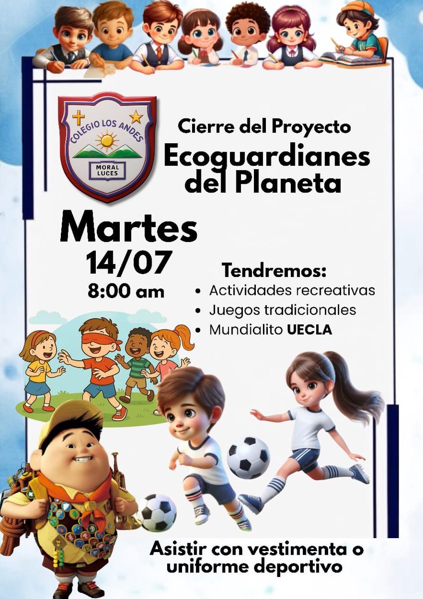 UeclaOficial's tweet photo. Cierre de Proyecto Educación Inicial y Primaria
" Moral y Luces " https://t.co/THEPtQu4n5