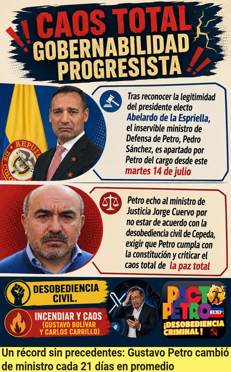 trampastejo's tweet photo. @KLea79107265 @PedroSanchezCol cais total @patrulleroefra @EspinosaRadio @DanielSamperO @hipocritayfelon @dona_pily2 @realmalpa4ever https://t.co/6F7YNnAKzH