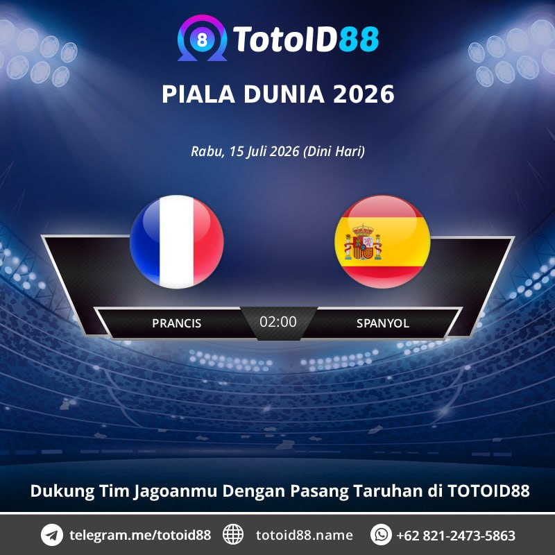 totoid88update's tweet photo. 🔰 S P O R T B O O K 🔰

Rabu, 15 Juni 2026 (Dini Hari)

⚽️ PIALA DUNIA 2026 https://t.co/Zd0C7QpNlA
