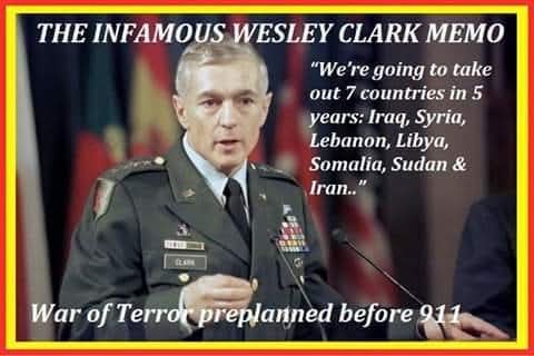 ricklevy67's tweet photo. #7WarsIn5Years #America's #WarOfTerror for @netanyahu https://t.co/6t8Nxn3H5U