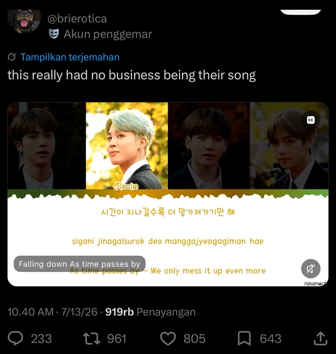 myamourjk's tweet photo. pembahasan soal fans group lain yang mau lagu bangtan harusnya jadi lagu idol mereka

- path (hidden track album 2 cool 4 skool)
- tomorrow (b-side album skool luv affair)
- house of cards (b-side album the most beautiful moment in life, Pt. 2.)

maksudnya antis yang tau b-side sampe hidden track nya group lain tuh gimana ceritanya? sewajarnya antis ajalah. lagian lagu2 keren diatas dibumbuin dengan member sendiri sebagai songwriter 😭