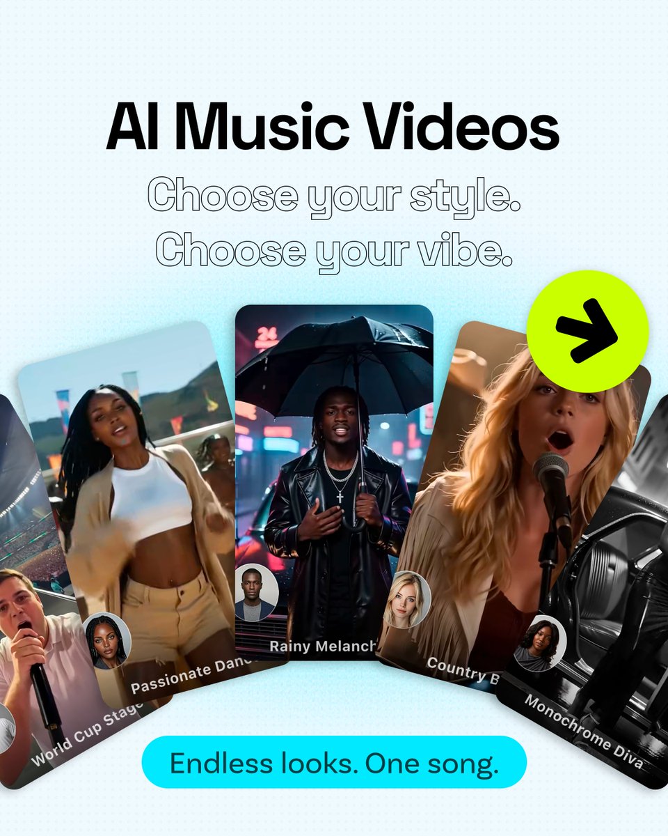 enkioapp's tweet photo. Every great music video starts with a spark. 🎵
Enkio helps you turn your audio and image into a full MV.

Watch your vision come to life in seconds!
👉 Download Enkio and make your music visual at https://t.co/tbSBk6gaT0

#wondershare #Enkio #AIMusicVideo #MusicCreator #music https://t.co/NVOFJ0yCSY
