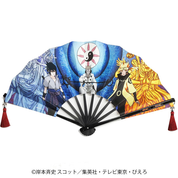 NARUTO 扇子 2種セット 再販決定！ NARUTO-ナルト- 疾風伝 飾り扇子-京都製- 二つの魂[舞扇堂