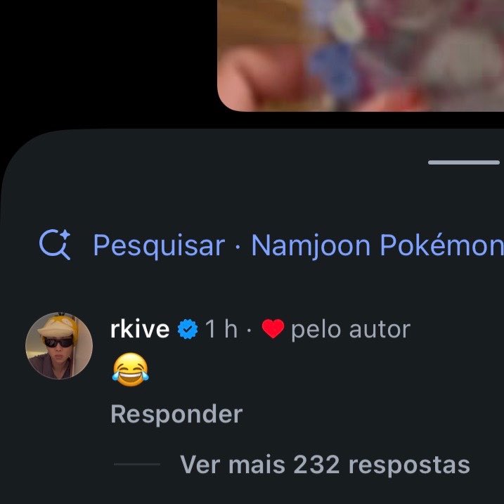knj_brasil's tweet photo. 🎥 | #RM comentou esse reels do Instagram.

“😂”

🔗 https://t.co/jJmh15BdYM https://t.co/8f4f2LbyEC