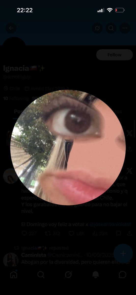 user23000003's tweet photo. @emotiiguy @AyrtonVera13 @taytarantula la mona analfabeta se quiere tan poco que se pone fotos de ella con un filtro que le tapa la cara. antiojuda boluda. anda a reforzar tu choza no vaya a ser que un terremoto te deje sin casa, gorda marrón. muerta de hambre serás vos, gorda color cartón mojado🤣‼️ https://t.co/BbnqRWOqvM