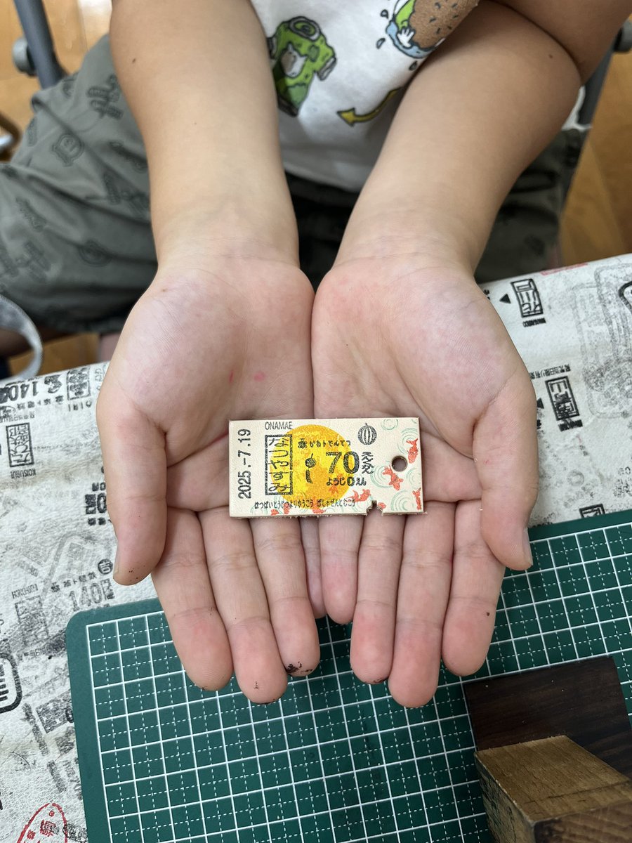 F6キャンバスアート 切符 「ete」 夏休みに入ってすぐ！ 7/24.25は、毎年恒例の浦和PARCO！ 涼しい館内で