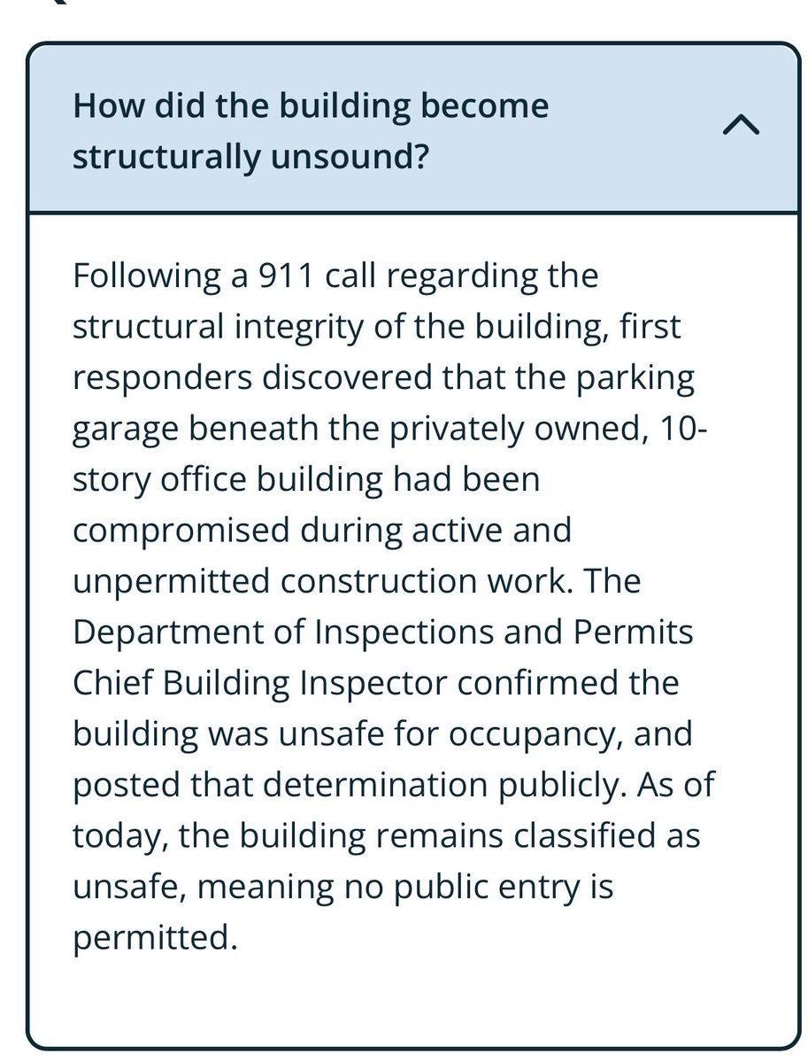 HellgrenWJZ's tweet photo. NEW| Anne Arundel County launches website to answer questions and provide updates about the structurally unsound Empire Towers in Glen Burnie.

The 50+year old, 10-story structure has been closed to the public after being evacuated last Thursday when work inside the garage made the building unstable. @wjz #glenburnie #empiretowers 

🔗 https://t.co/e5GvJaPD2G