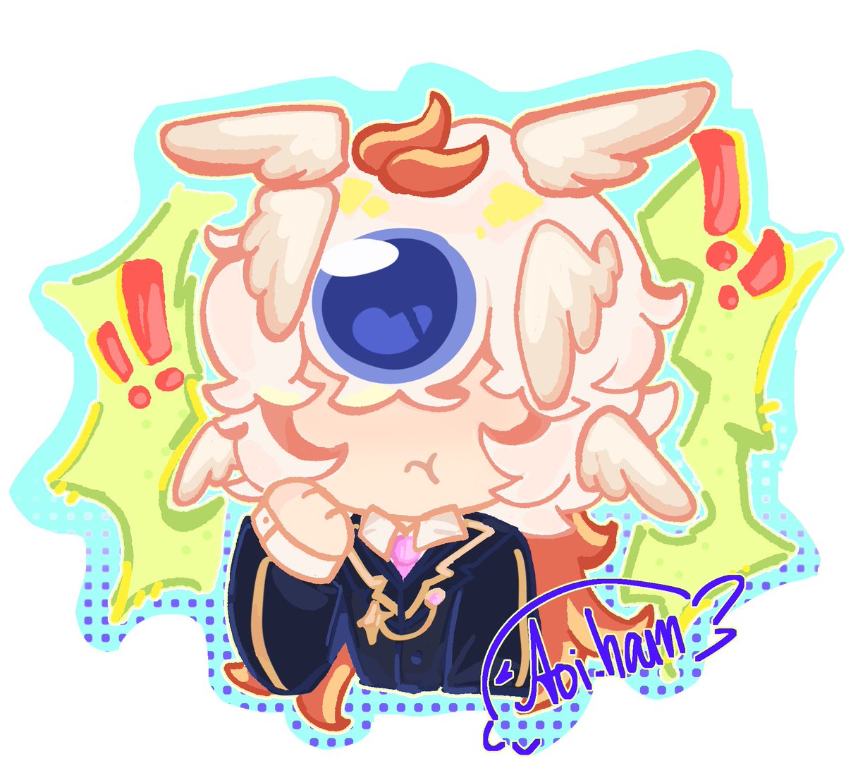 Days 46 sticker Eggchan #unstableuniverse #Eggchan