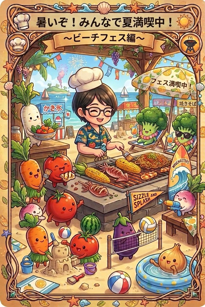 Kaguyamemo's tweet photo. ベグレムズ＋σ(´∀`me)で夏休み
今年も島に行くぞー。
去年は台風で海行けなかったから、
今年は期待(っ ॑꒳ ॑c)ﾜｸﾜｸ
 #AIイラスト https://t.co/Jf1dAxt7NV
