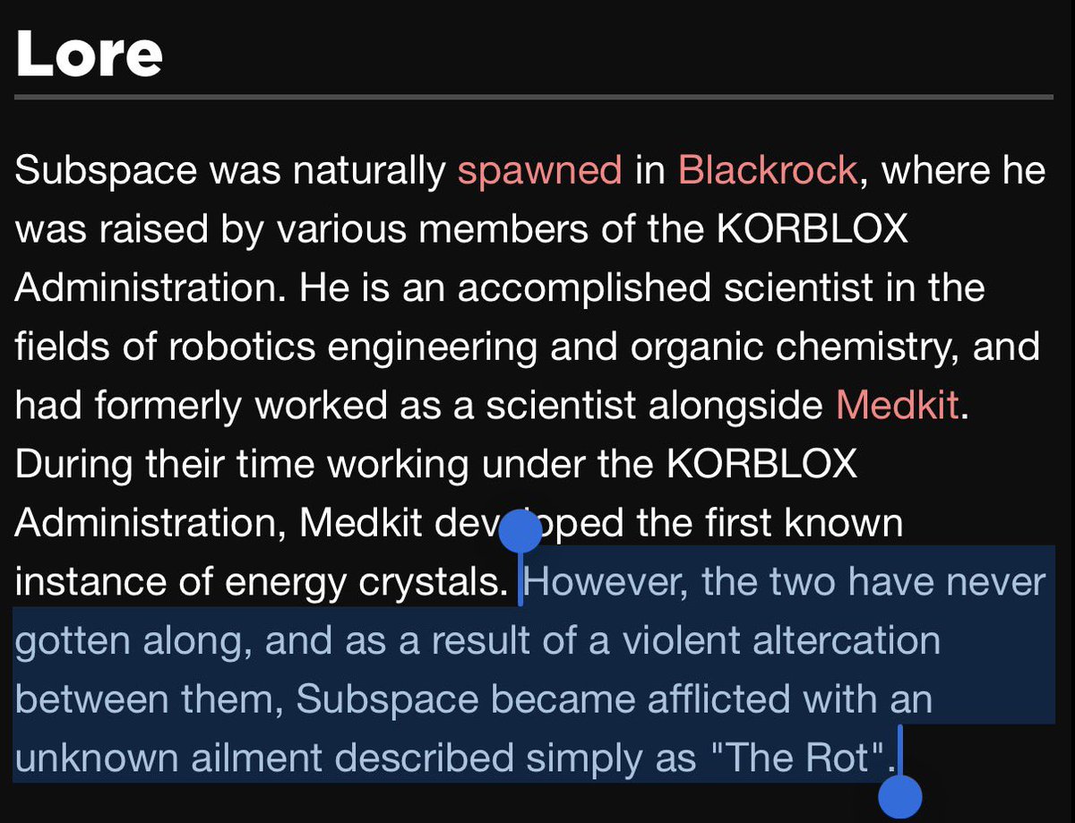 2ThousandSunny's tweet photo. Personally I think it’s incredibly stupid to compare whose trauma is “worse” between Subspace and Medkit. Not only do we not have much information about the twos relationship beyond a few sentences on the wiki, but they were both raised in the same awful environment.
+ https://t.co/L9wz9i4O81