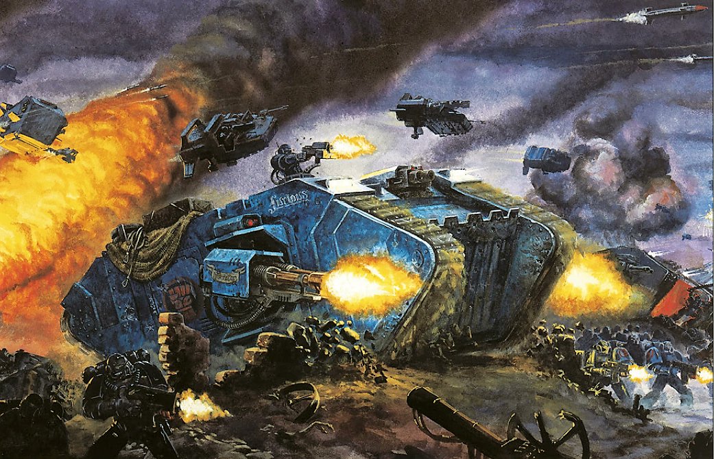 spaceshark23's tweet photo. Old 40k boxart was really something else https://t.co/mnAt2f6GS0